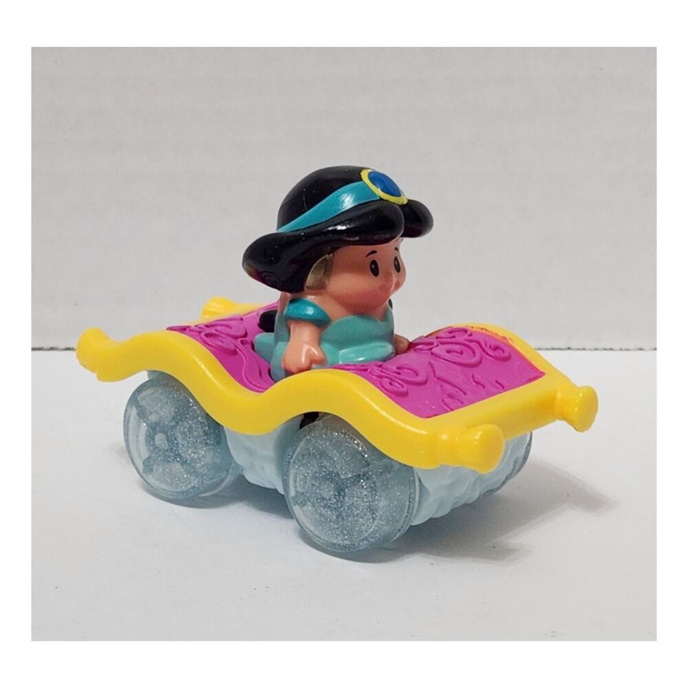 Fisher Price Little People Disney Princess Jasmine Magic Carpet Wheelies Aladdin
